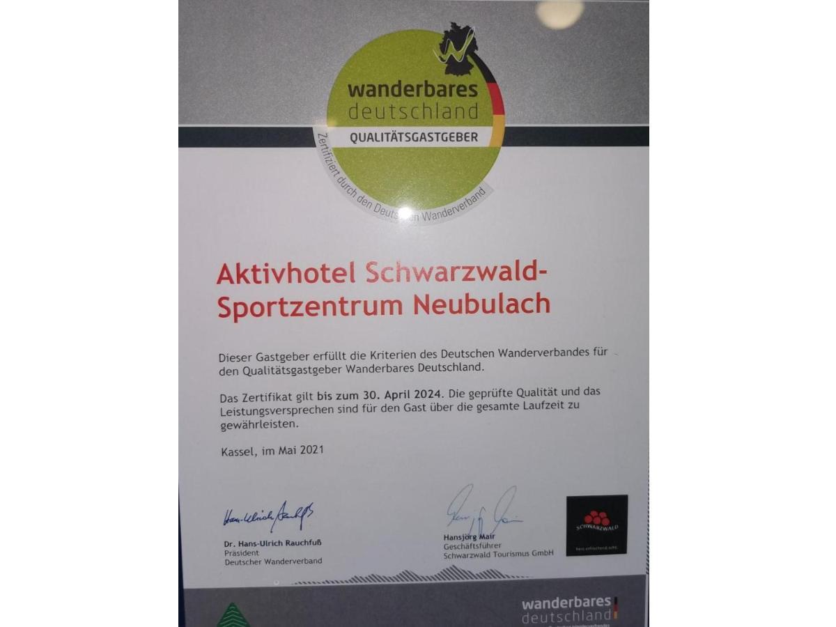 Schwarzwald Sportzentrum Neubulach Bagian luar foto